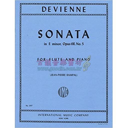 Devienne Sonata in E minor Op.68 No.5 for Flute and Piano