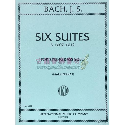 Bach Six Suites, S. 1007-1012 for String Bass Solo