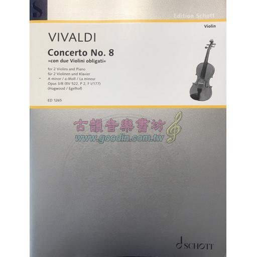 Vivaldi Concerto in A minor NO.8 Op.3/8 (RV 522, P 2, F I/177) for Violin