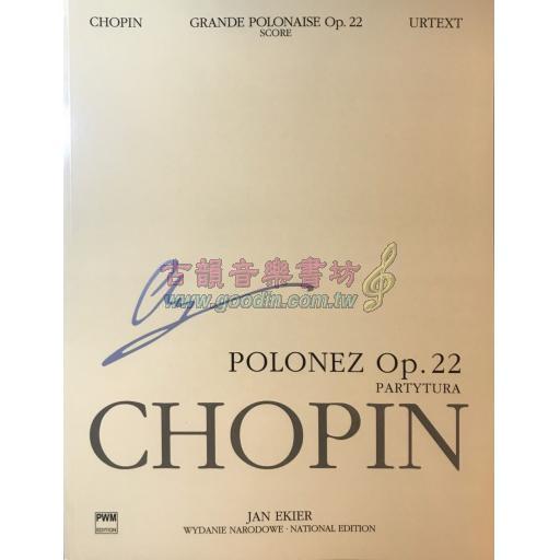【波蘭國家版】Chopin Grande Polonaise Op. 22 (Score)