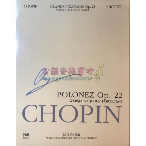 【波蘭國家版】Chopin Grande Polonaise Op. 22 (Version for One Piano)