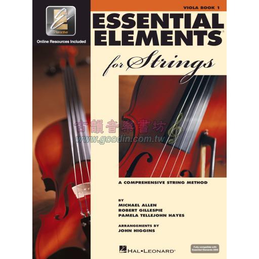 Essential Elements for Strings【Viola Book 1】 with EEi