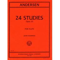 Andersen 24 Studies Op.33 for Flute Solo