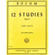 Böhm 12 Studies Op.15 for for Flute Solo