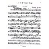*Kreutzer 18 Studies for String Bass <售缺>