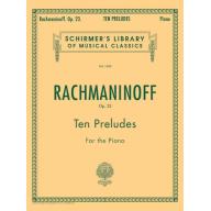 Rachmaninoff Ten Preludes Op.23 for Piano Solo