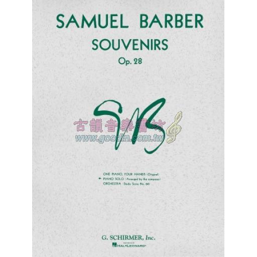 Samuel Barber Souvenirs Op.28 for Piano