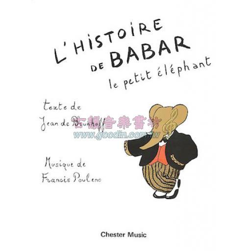 Poulenc L'Histoire De Babar, le petit éléphant for Piano