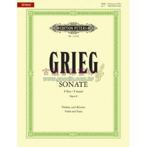 Grieg sonate in F Major Op.8 for Violin and Piano