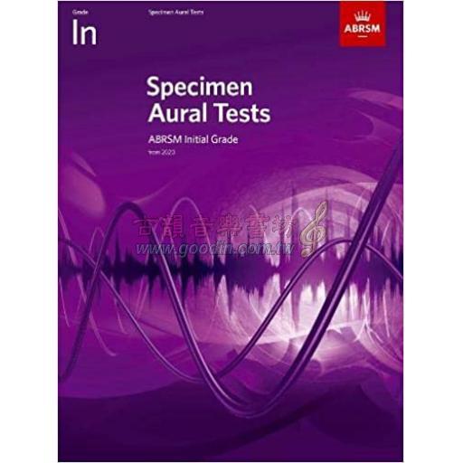 英國皇家 ABRSM 聽力測驗 Specimen Aural Tests, Initial Grade