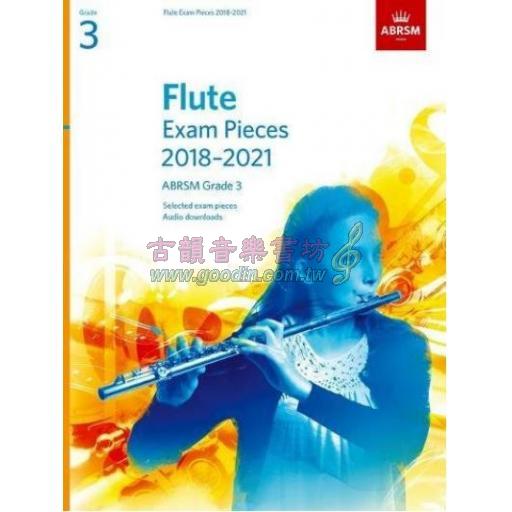 英國皇家 ABRSM 長笛考曲 Flute Exam Pieces from 2018–2021 , Grade 3