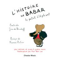 Poulenc L'Histoire DE Babar, le petit éléphant for 1 Piano, 4 Hands