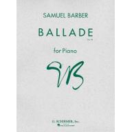 Samuel Barber Ballade Op.46 for Piano Solo