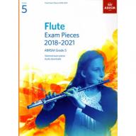 < 特價 >英國皇家 ABRSM 長笛考曲 Flute Exam Pieces from 2018–2021 , Grade 5