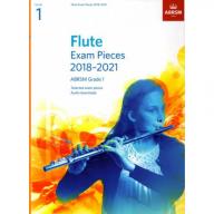 < 特價 >英國皇家 ABRSM 長笛考曲 Flute Exam Pieces from 2018–2021 , Grade 1