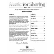 Music for Sharing, Book 1 (1 Piano, 4 Hands)