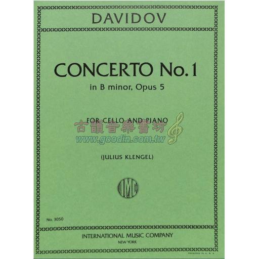 *Davidov Concerto No. 1 in B Minor Op.5 for Cello and Piano