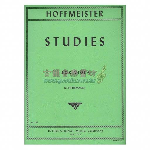 *Hoffmeister Studies for Viola Solo