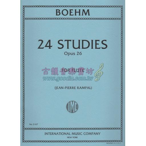 Boehm 24 Studies Op.26 for Flute Solo