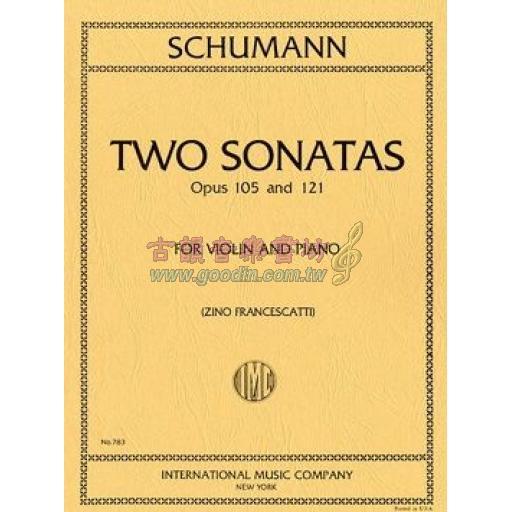 Schumann Two Sonatas Op.105 & 121 for Violin and Piano