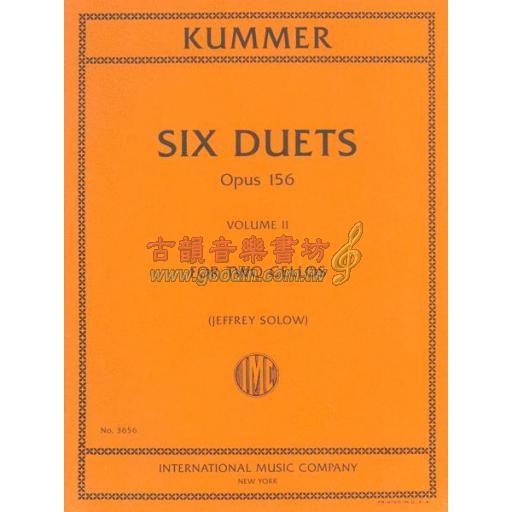 Kummer Six Duets Op.156 Vol.II for Two Cellos