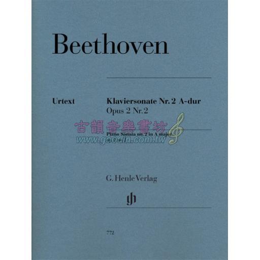 Beethoven Sonata No. 2 in A Major Op. 2 No. 2 for Piano Solo