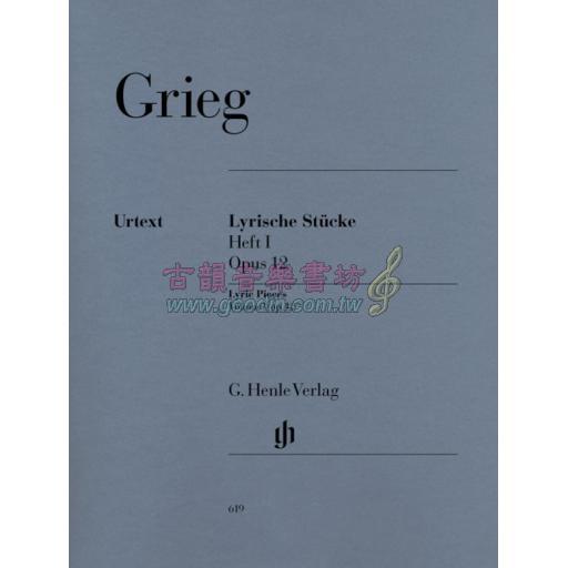 Grieg Lyric Pieces Volume I, Op. 12 for Piano Solo