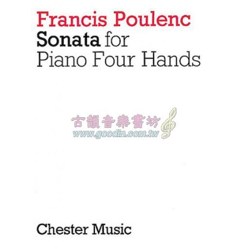 Poulenc Sonata for 1 Piano, 4 Hands
