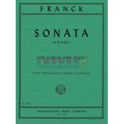Franck Sonata in A Major for Violin and Piano