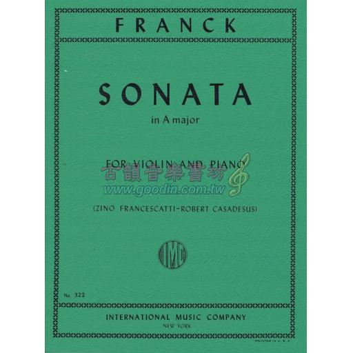 Franck Sonata in A Major for Violin and Piano