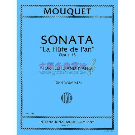 Mouquet Sonata "La Flûte de Pan" Op.15 for Flute and Piano