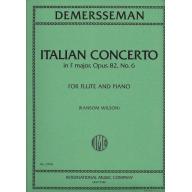 *Demersseman Italian Concerto in F Major Op.82 No.6 for Flute and Piano