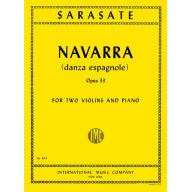 Sarasate Navarra Op.33 for Two Violins and Piano