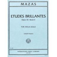 *Mazas Etudes Brillantes Op.36, Book.II for Viola