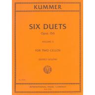 Kummer Six Duets Op.156 Vol.II for Two Cellos