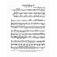 Alexandre Goedicke Concert Etude Op.49 for Trumpet and Piano