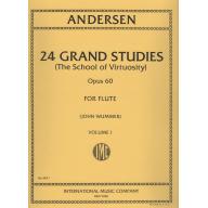 *Andersen 24 Grand Studies Op.60 Vol.I for Flute