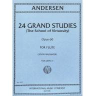 Andersen 24 Grand Studies Op.60 Vol.II for Flute