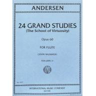 *Andersen 24 Grand Studies Op.60 Vol.II for Flute