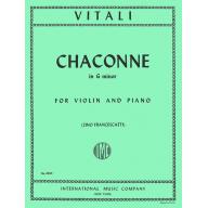 Vitali Chaconne in G Minor for Violin and Piano