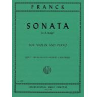 Franck Sonata in A Major for Violin and Piano