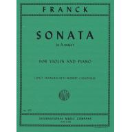 Franck Sonata in A Major for Violin and Piano