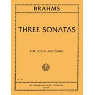 Brahms Three Sonatas Op.78,100,108 for Violin and ...