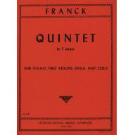 Franck Quintet in F minor for Piano, Two Violins, ...