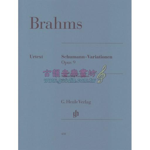 Brahms Schumann-Variationen Op. 9 for Piano Solo