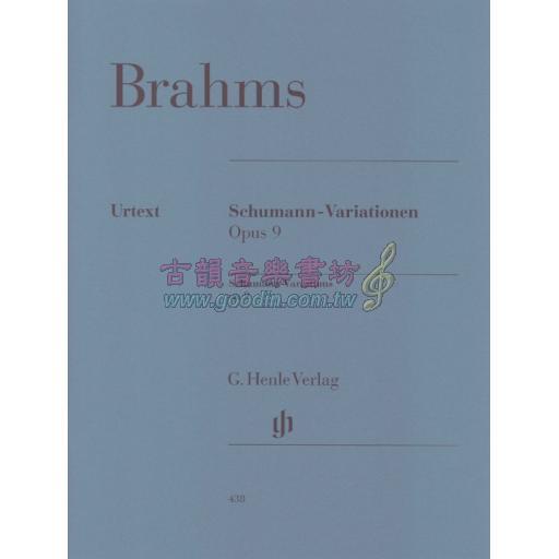 Brahms Schumann-Variationen Op. 9 for Piano Solo