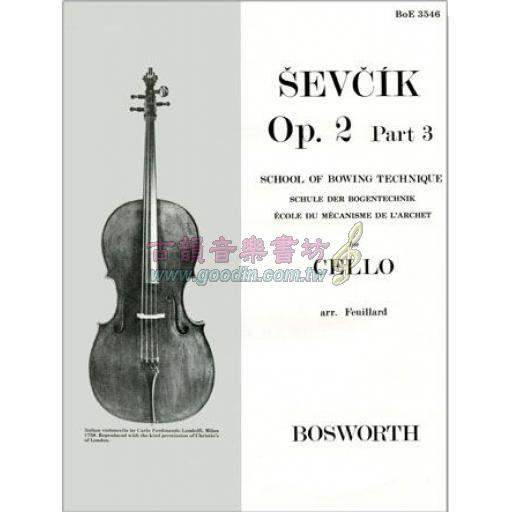 Ševčík Cello Studies Op. 2 Part 3