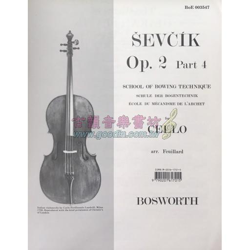 Ševčík Cello Studies Op. 2 Part 4
