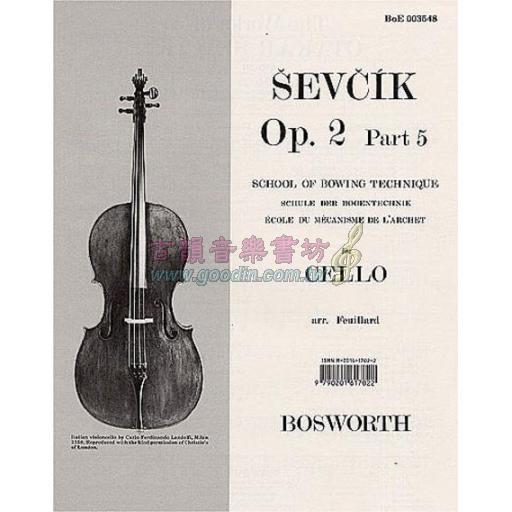 Ševčík Cello Studies Op. 2 Part 5