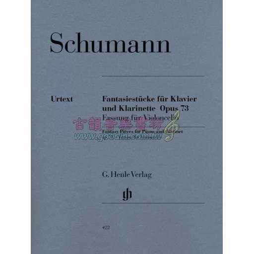 Schumann Fantasy Pieces Op. 73 for Piano and Clarinet (Version for Violoncello)